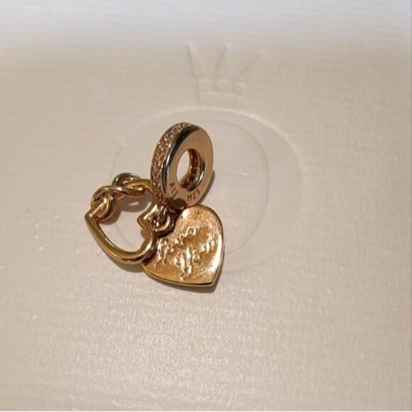 Love You Infinity Heart Dangle Charm - Picture 9 of 10